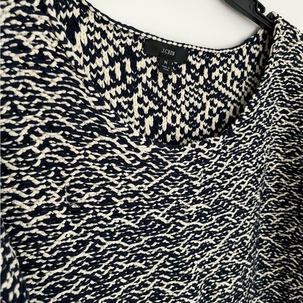 NWOT | J. Crew | Marble Scoop Neck Sweater | M